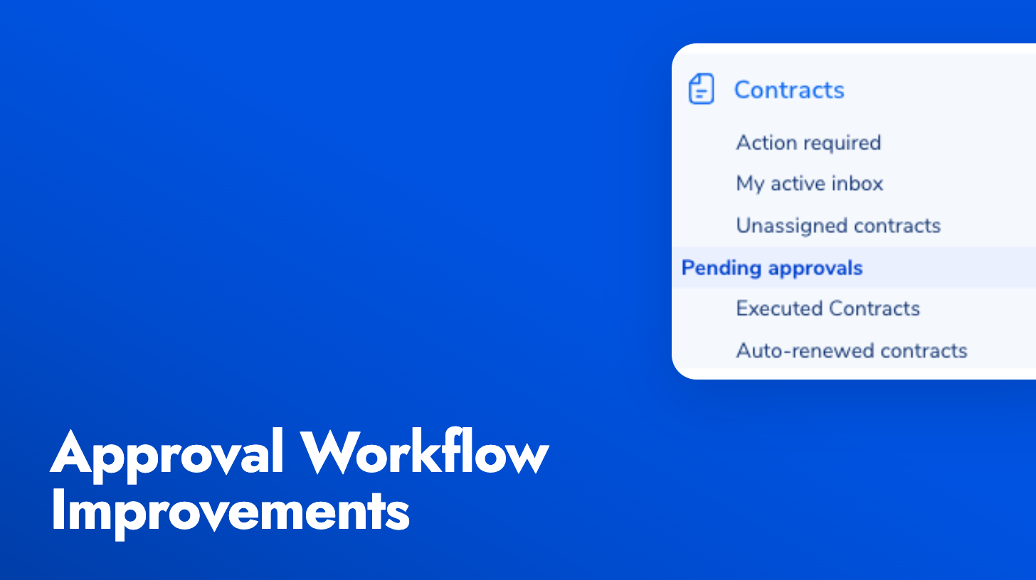 Approval Workflow Improvements
