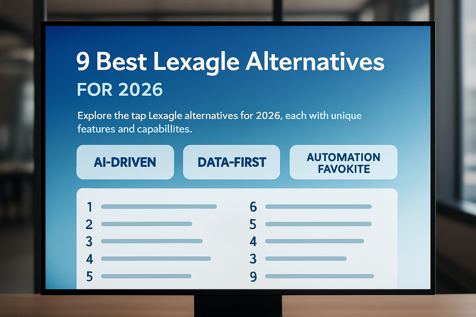 9 Best Lexagle Alternatives for 2026