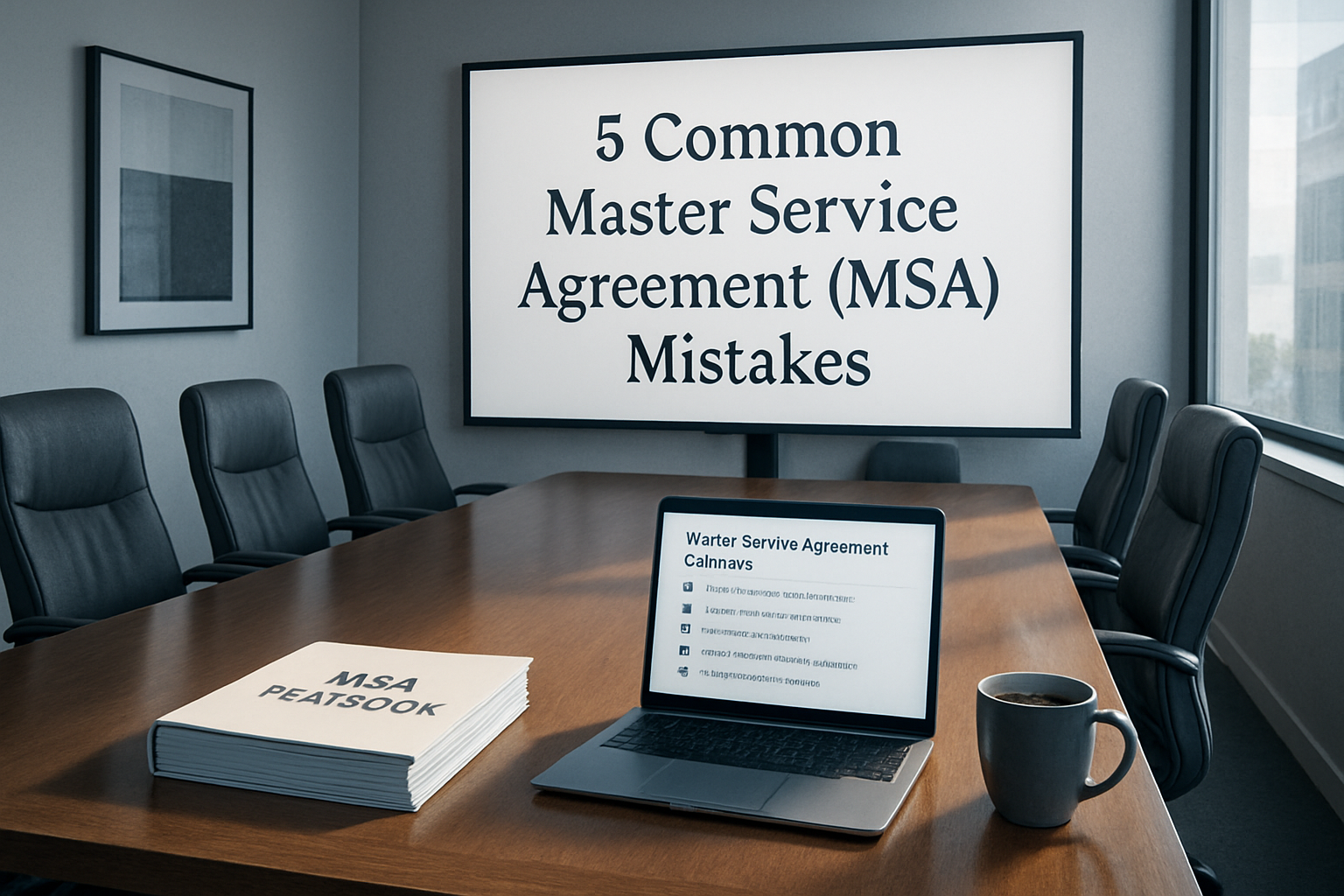 5 Common Master Service Agreement (MSA) Mistakes