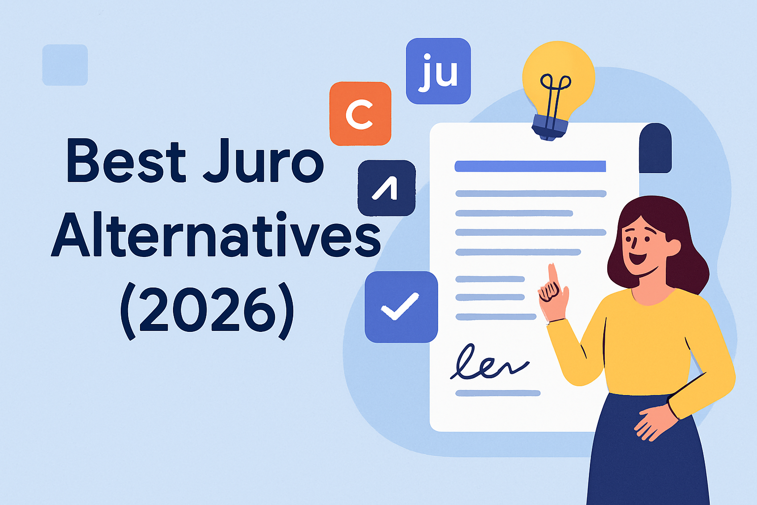 Use our Juro alternatives checklist to compare top CLM tools like Ironclad, PandaDoc, and Henchman to see which fits your team's workflow.