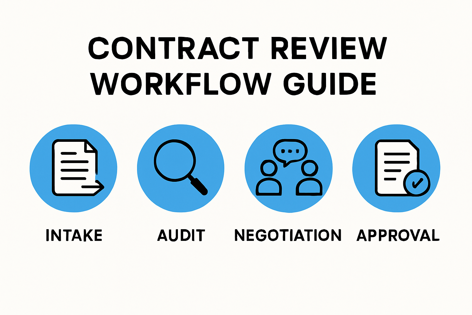 Master your contract review workflow for 2026. Learn the 4 stages of a high-velocity process and 5 areas to optimize with AI to avoid common mistakes.